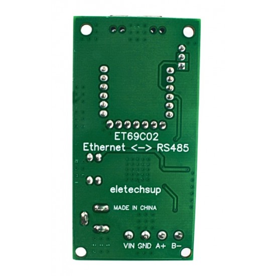ET69C02 Only Board Ethernet Network IP RJ45 to RS485 Bus Converter for Modbus RTU Master Slave TCP Client Server MQTT PLC ET69C02 Only Board Ethernet Network IP RJ45 to RS485 Bus Converter for Modbus RTU Master Slave TCP Client Server MQTT PLC