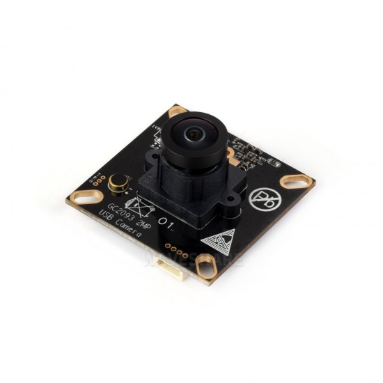 GC2093 2MP USB Camera Module, Wide Dynamic Backlight Imaging, Fixed-Focus, Onboard Microphone GC2093 2MP USB Camera Module, Wide Dynamic Backlight Imaging, Fixed-Focus, Onboard Microphone