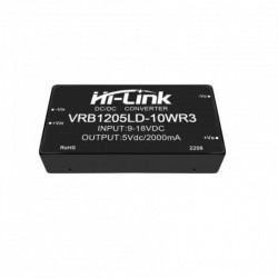 Hi-link VRB1205LD-10WR3 12V To 5V 10W 2A DC-DC Converter 1500VDC Isolated Power Module