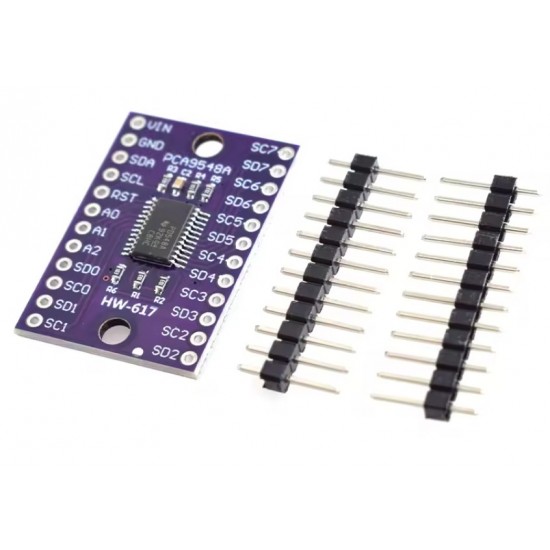 TCA9548 TCA9548A 1 to 8 I2C 8-channel IIC Multi-channel Multiplexer Breakout Module for Arduino Development Expansion Board TCA9548 TCA9548A 1 to 8 I2C 8-channel IIC Multi-channel Multiplexer Breakout Module for Arduino Development Expansion Board