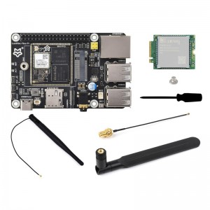 Luckfox Pico Pi B W 128MB Ram + 8GB eMMC Wireless Linux Micro Development Board - Based On Luckfox RV1106G2 - Wi-Fi 6 & BLE 5.2 - with SIM7600G-H-M.2 4G Module