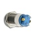 12mm 12-24v Latching Type Round Illuminated Metal Switch - White Ring 12mm 12-24v Latching Type Round Illuminated Metal Switch - White Ring