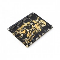 PCIe To 4-Ch M.2 Adapter Board for Raspberry Pi 5, Supports 4-ch NVMe Solid State Drives, Supports Powering The Raspberry Pi 5, Raspberry Pi 5 NVMe with power supply