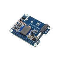 PCIe To M.2 Adapter With PoE Function (C) For Raspberry Pi 5, Supports NVMe Protocol M.2 Solid State Drive, High-speed Reading / Writing