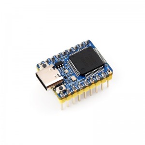 Waveshare RA4M1-Zero Mini Development Board (Pre-Soldered header), Based On 32-bit MCU-RA4M1, 48MHz Operating Frequency, Built-in FPU, Supports Firmware Encryption