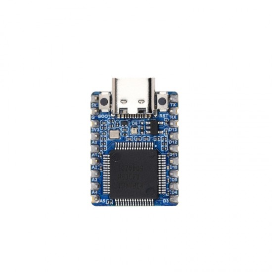 Waveshare RA4M1-Zero Mini Development Board (Pre-Soldered header), Based On 32-bit MCU-RA4M1, 48MHz Operating Frequency, Built-in FPU, Supports Firmware Encryption Waveshare RA4M1-Zero Mini Development Board (Pre-Soldered header), Based On 32-bit MCU-RA4M1, 48MHz Operating Frequency, Built-in FPU, Supports Firmware Encryption