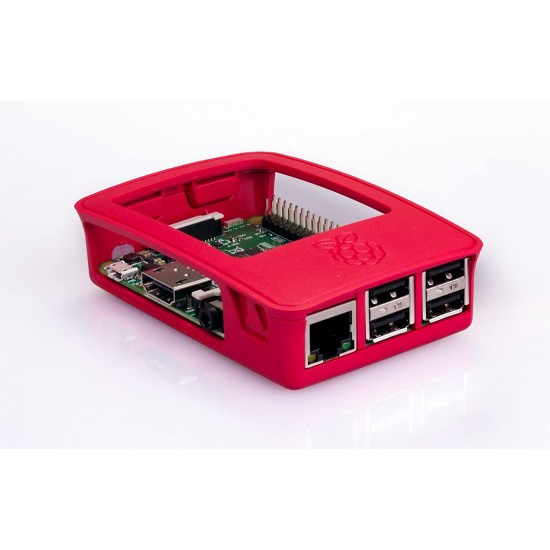 Raspberry Pi 3 Model B+ Case - White & Red