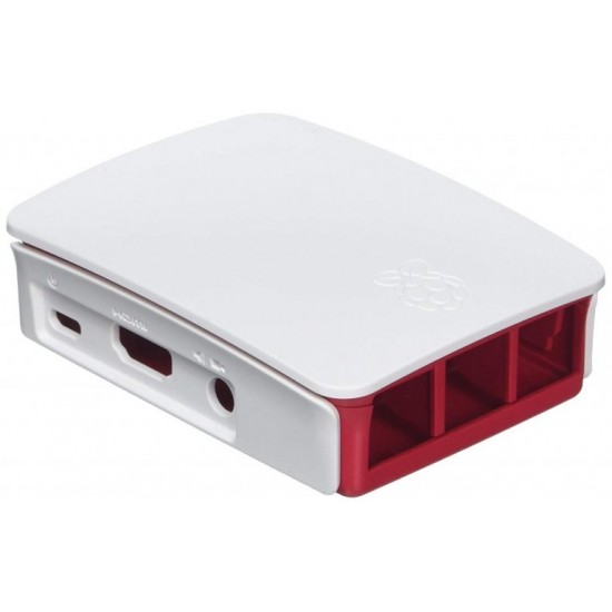 Raspberry Pi 3 Model B+ Case - White & Red