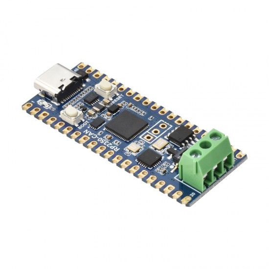 Waveshare RP2350 CAN Development Board, Based On Raspberry Pi RP2350A Dual-core & Dual-architecture Microcontroller, Onboard XL2515 CAN Controller Waveshare RP2350 CAN Development Board, Based On Raspberry Pi RP2350A Dual-core & Dual-architecture Microcontroller, Onboard XL2515 CAN Controller
