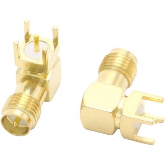 SMA Male Connector - Right Angle - PCB Mount SMA Male Connector - Right Angle - PCB Mount