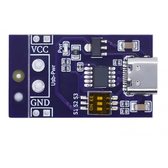 USB Type-C QC AFC PD2.0 PD3.0 to DC Spoof Scam Fast Charging Trigger Board Decoy Module USB Type-C QC AFC PD2.0 PD3.0 to DC Spoof Scam Fast Charging Trigger Board Decoy Module