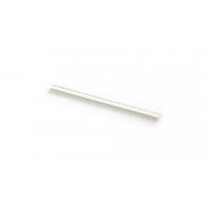 Breakaway Male Header - 1x40 (2.54mm Pitch) Straight White Color Breakaway Male Header - 1x40 (2.54mm Pitch) Straight White Color