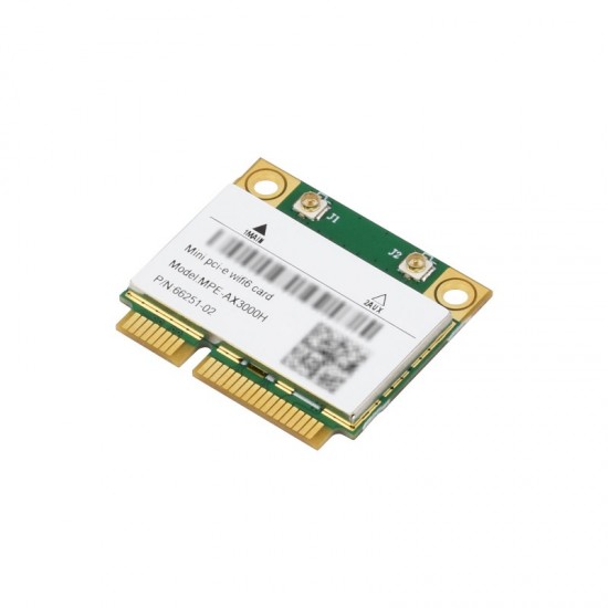 Wireless MINIPCIE AX210 NIC, Gigabit Tri-Band Wi-Fi 6E, 802.11AX Standard, Bluetooth 5.3 Wireless MINIPCIE AX210 NIC, Gigabit Tri-Band Wi-Fi 6E, 802.11AX Standard, Bluetooth 5.3