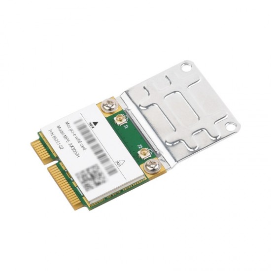 Wireless MINIPCIE AX210 NIC, Gigabit Tri-Band Wi-Fi 6E, 802.11AX Standard, Bluetooth 5.3 Wireless MINIPCIE AX210 NIC, Gigabit Tri-Band Wi-Fi 6E, 802.11AX Standard, Bluetooth 5.3