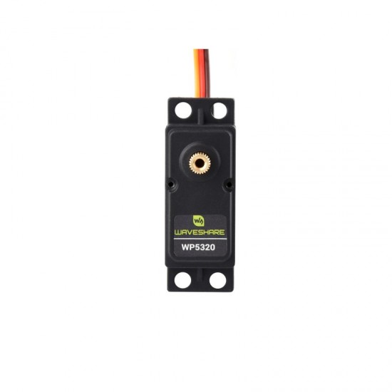 WP5320 20kg.cm 7.4V Large Torque 180° Digital Servo, Copper Gear, Comes With Multiple Servo Arms For Flexible Assembly, Waterproof And Dustproof