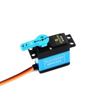 WP5335 35kg.cm 7.4V Large Torque 180° Digital Servo, Steel Gear, Comes With Multiple Servo Arms For Flexible Assembly, Waterproof And Dustproof