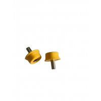 2mm Banana Socket PCB (Solder) Mount Type - Yellow