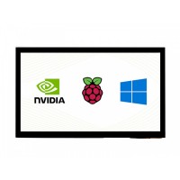 10.1inch Capacitive Touch Screen LCD (E), 1024×600, HDMI, IPS, Fully Laminated Screen, Supports Raspberry Pi, Jetson Nano, And PC