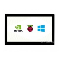 Waveshare 13.3inch Capacitive Touch Screen LCD (H), 1920×1080, HDMI, IPS, Various Systems Support (Power Adapter Included)