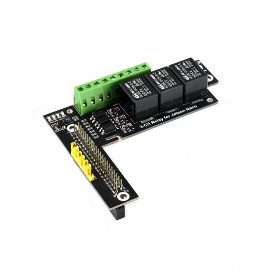 Quality 3-Ch 5A Relay Expansion Board Designed For Jetson Nano, Optocoupler Isolation