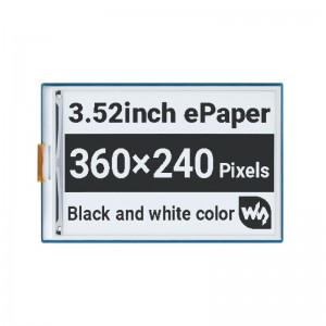 3.52inch e-Paper HAT, 360 × 240, SPI Interface 3.52inch e-Paper HAT, 360 × 240, SPI Interface