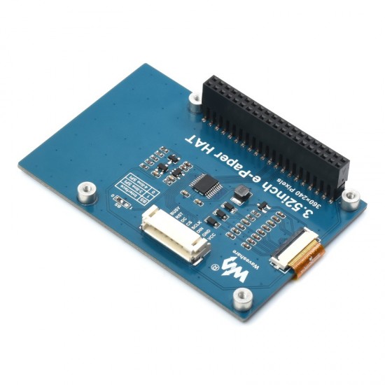 3.52inch e-Paper HAT, 360 × 240, SPI Interface