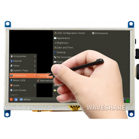 5inch Resistive Touch Screen LCD (G), 800×480, HDMI, Various Systems Support