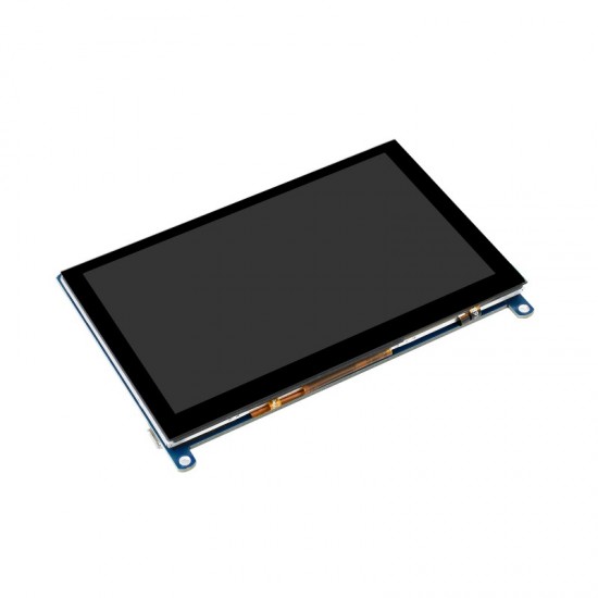 5inch Capacitive Touch Screen LCD (H) Slimmed-down Version, 800×480, HDMI, Toughened Glass Panel, Low Power