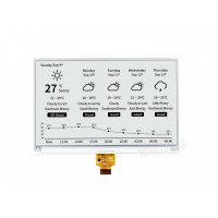 Waveshare 7.5inch E-Ink Raw Display 800×480,, SPI Interface, Without PCB