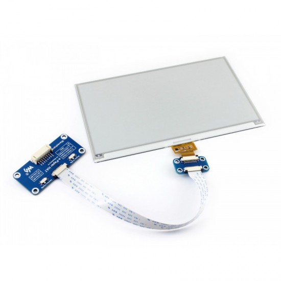 Waveshare  7.5inch 800×480, E-Ink display HAT for Raspberry Pi, SPI interface