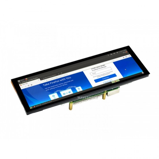 7.9inch Capacitive Touch Screen LCD, 400×1280, HDMI, IPS, Toughened Glass Cover