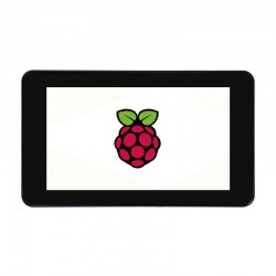 Waveshare 7inch Capacitive Touch Display for Raspberry Pi (with Protection Case / Enclosure)  MIPI DSI Interface, 800×480