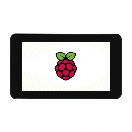 Waveshare 7inch Capacitive Touch Display for Raspberry Pi, with Protection Case, MIPI DSI Interface, 800×480