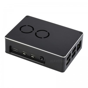 Dual Fan Case for Raspberry Pi 4, Dull-Polish Surface Dual Fan Case for Raspberry Pi 4, Dull-Polish Surface