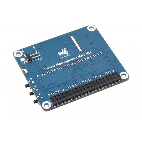 Waveshare Power Management HAT (B) for Raspberry Pi RP2040 Onboard