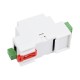 Industrial serial server, RS232 to RJ45 Ethernet, TCP/IP to serial, rail-mount support with PoE Function