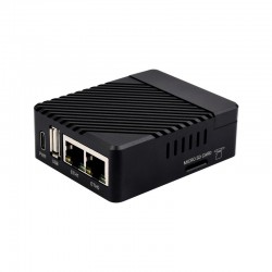 Waveshare Mini Dual Gigabit Ethernet Mini-Computer Kit Designed for Raspberry Pi Compute Module 4 Waveshare Mini Dual Gigabit Ethernet Mini-Computer Kit Designed for Raspberry Pi Compute Module 4