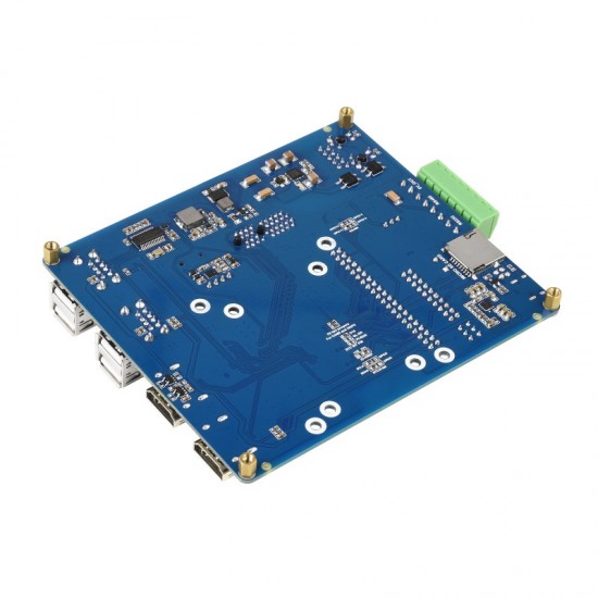 Raspberry Pi Compute Module 4 IO Board With PoE Feature (Type B), for all Variants of CM4