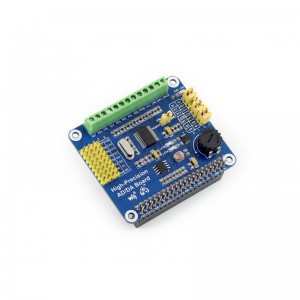 Waveshare High Precision AD/DA Expansion Board HAT for Raspberry Pi ADS1256 + DAC8552 Waveshare High Precision AD/DA Expansion Board HAT for Raspberry Pi ADS1256 + DAC8552