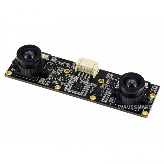 Waveshare IMX219-83 Stereo Camera, 8MP Binocular Camera Module, Depth Vision