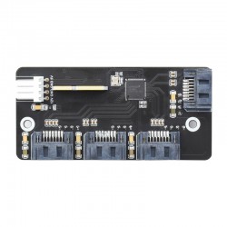 PCIe TO 4-Ch SATA 3.0 Expander, 6Gpbs High-speed SATA Interface, Supports CM4