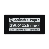 2.9inch Touch e-Paper Module for Raspberry Pi Pico, 296×128, Black / White, SPI