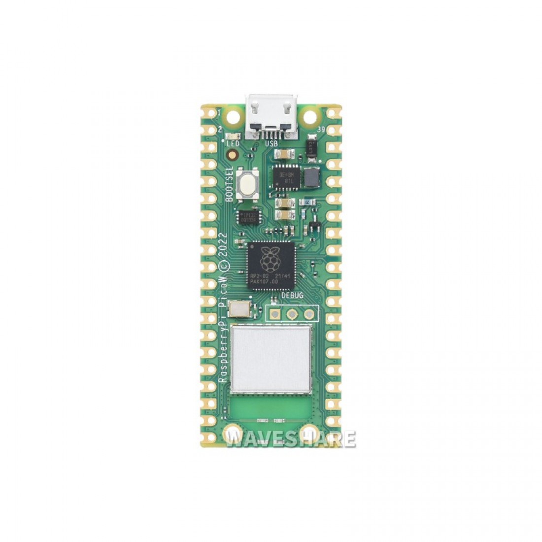 Raspberry Pi Pico W Microcontroller Board Built In Wifi Buy In India At Hubtronics In