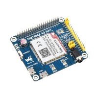 Waveshare SIM7600E-H Based 4G / 3G / 2G / GSM / GPRS / GNSS HAT for Raspberry Pi, LTE CAT4