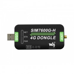 Waveshare SIM7600G-H 4G DONGLE, GNSS Positioning, Global Band Support Waveshare SIM7600G-H 4G DONGLE, GNSS Positioning, Global Band Support