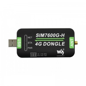Waveshare SIM7600G-H 4G DONGLE, GNSS Positioning, Global Band Support Waveshare SIM7600G-H 4G DONGLE, GNSS Positioning, Global Band Support