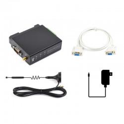 Rail-mount SX1262 LoRa Data Transfer Unit, RS232/RS485/RS422 to LoRa, HF  850 ~ 930MHz, Power Supply & Serial Cables Included