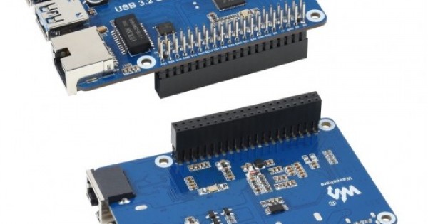 Usb Connection Between Rpis USB 3.2 Gen1 And Gigabit Ethernet HUB HAT for RPI Buy in India at ...