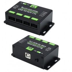 Industrial USB TO 4CH TTL Converter, USB To UART, Multi Protection & Systems Support Industrial USB TO 4CH TTL Converter, USB To UART, Multi Protection & Systems Support