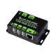 Industrial Grade Multifunctional USB HUB, Extending 3x USB ports + 100M Ethernet Port with Power Supply 